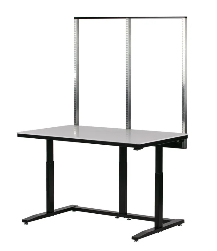 Gibo/Kodama EX4 Ergo Lift Height Adjustable Workstation with ESD Stainless Steel Work Surface & Colored Frame