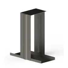 Gibo/Kodama CPU24 Powder Coated Steel CPU Holder for 24" Deep Ergo Lift Workstations