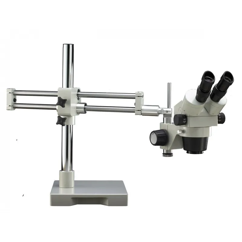 Unitron 18714 System 250 Stereo Zoom Binocular Microscope with Dual Boom Stand