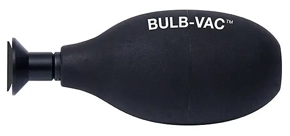 Virtual Industries BVJ-075-AW-B ESD-Safe BULB-VAC™ Squeeze Bulb Tool with Buna-N Static Dissipative Non-Marking Vacuum Cup, 3/4" dia.
