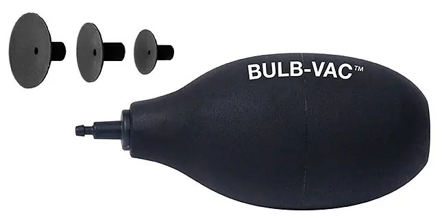 Virtual Industries BVJ-CUP-3-B ESD-Safe BULB-VAC™ Squeeze Bulb Tool Kit with 3 Buna-N Static Dissipative Non-Marking Vacuum Cups