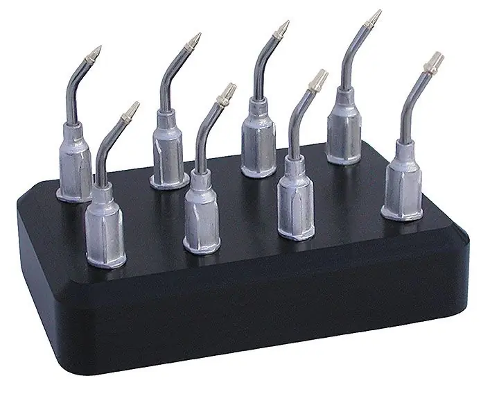 Virtual Industries VSPT-KIT-8-BD ESD-Safe Deluxe Small Parts Kit with 8 Delrin Tips & Tips Holder