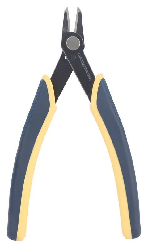 Lindstrom 6159 EDGE ESD-Safe Pointy Head Flush Alloy Steel Peak Shear Cutters, 5.28" OAL