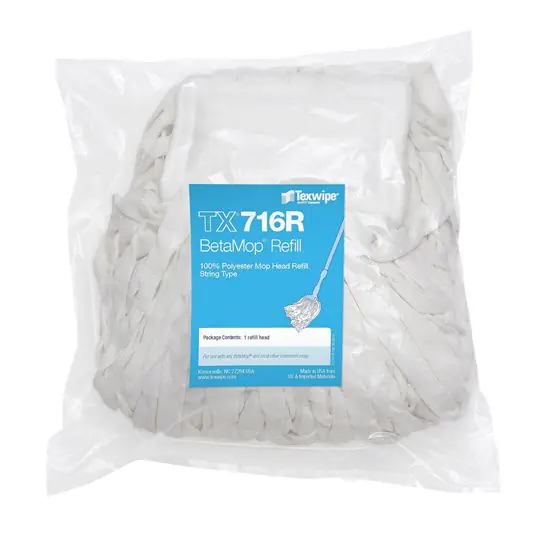 Texwipe TX716R Polyester String Mop Head for BetaMop® (Case of 6)