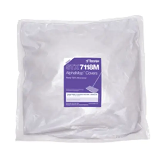 Texwipe STX7118M Sterile Microdenier Mop Covers for AlphaMop™ (Case of 120 Covers & 12 Pads)