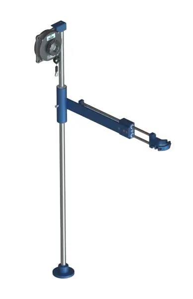 Kolver LINART Linear Torque Arm with Front Folding Section for 20Nm Screwdrivers, 29.1" Reach