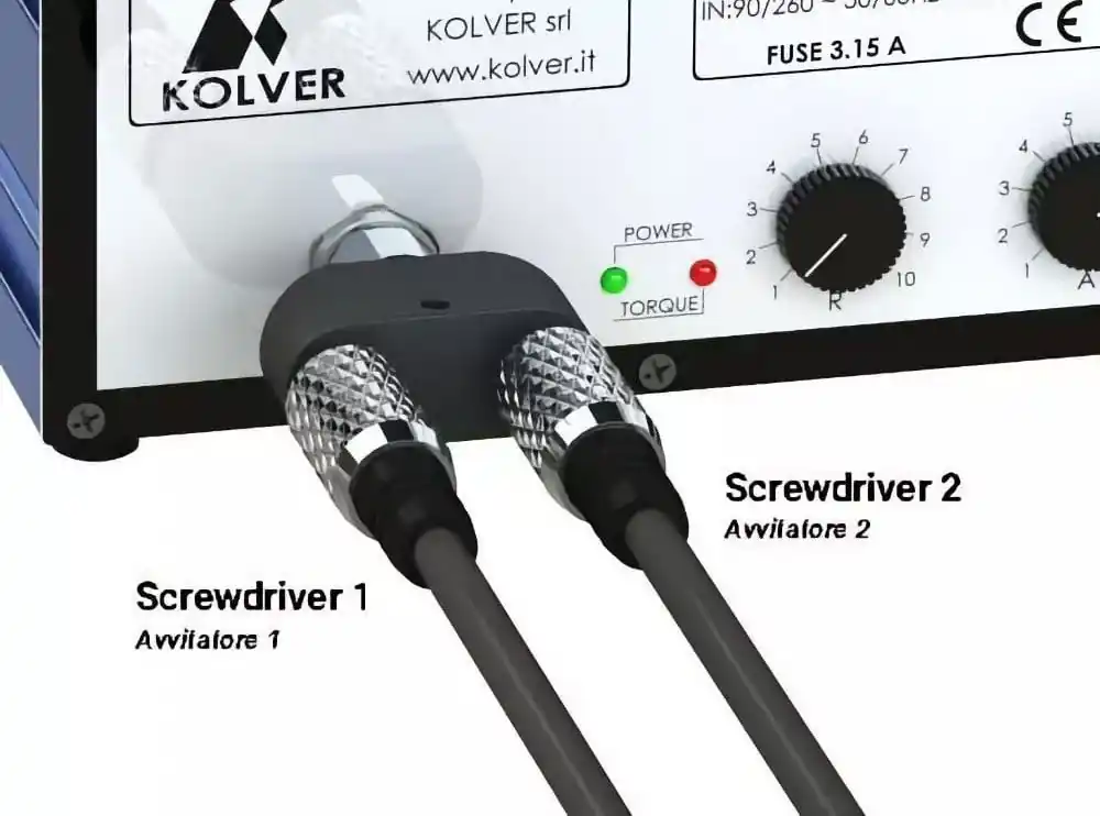 Kolver DOCK06 Dual Output Docking Station for KDU Series Controllers