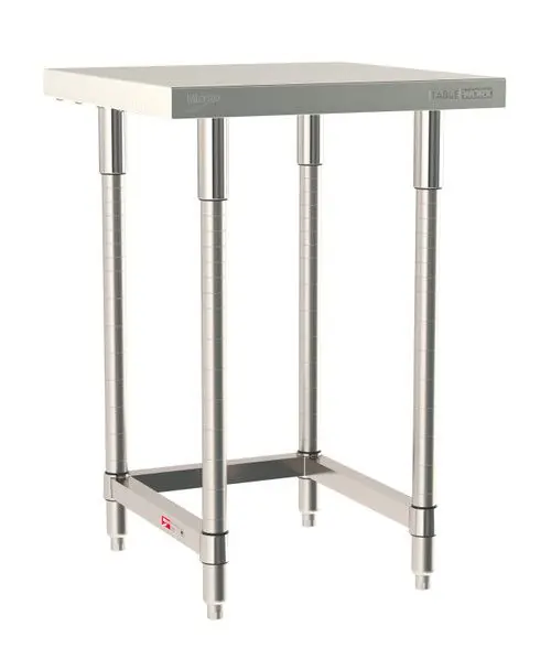 Metro TableWorx™ Stainless Steel Work Table with Type 304 Work Surface, Frame & Legs