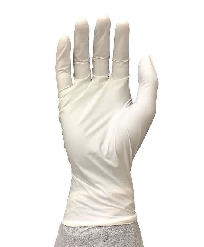 CleanPro® UltraClean 10™ 5 Mil Nitrile Cleanroom Gloves, White, 12"
