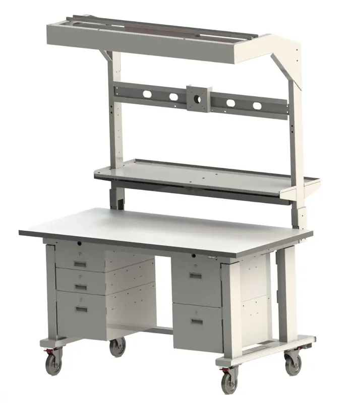 BUILT Systems 30" x 60" ATE400 Electric Lift Workstation