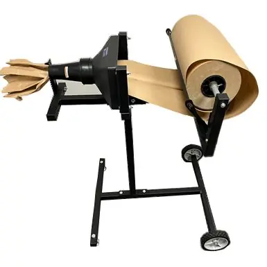 Bulman Products M202 Mobile Base for Packaging Paper Crumpler, includes Adjustable Risers & Wheels