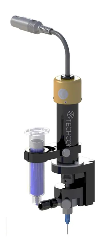 Techcon TS7000-DCX-16 TS7000IMP Series Rotary Valve, 16 Pitch