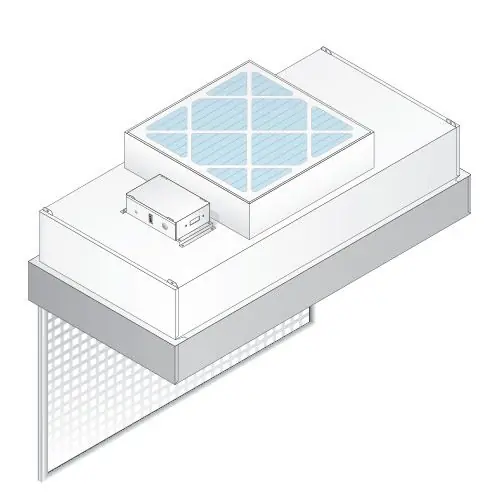 CleanPro® Constant Output Fan Filter Units with Roomside Replaceable HEPA Filter, 277V