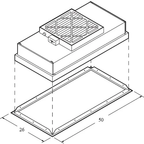 CleanPro® White Powder-Coated Steel Sheet Rock Adapters