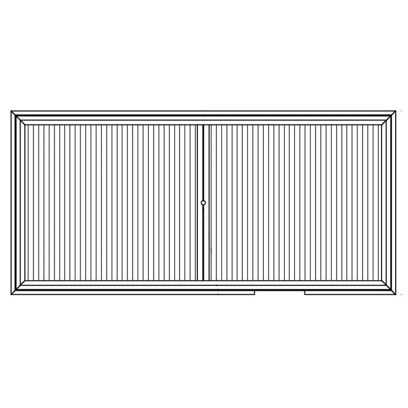 Envirco S69563-001 2‘ x 4‘ Roomside Replaceable Extruded HEPA Filter with Gel Seal