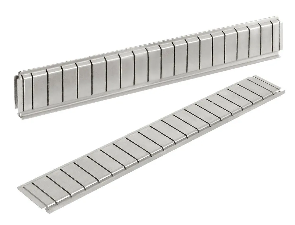BenchPro Stainless Steel Side-to-Side Drawer Partitions (Pack of 8)
