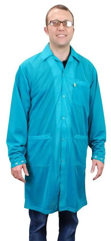 Desco Statshield® ESD Lab Coat with & 1 Line of Embroidery