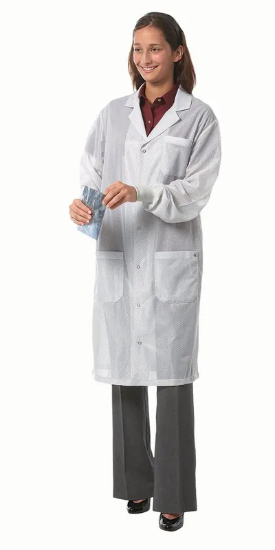 Superior Uniform Group Worklon® Work-Stat ESD Lab Coat