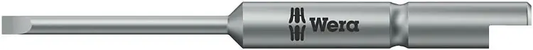 Wera 800/9 C Slotted Halfmoon Bits, 44mm OAL