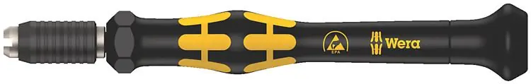 Wera 1013 ESD-Safe Kraftform Micro Bitholding Screwdriver, 120mm OAL