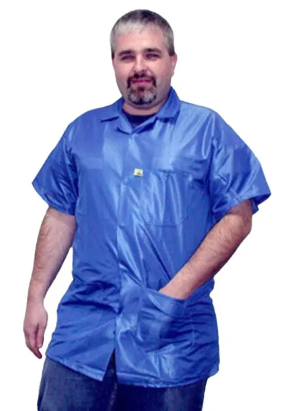 Tech Wear ECX-500 Mid-Length ESD Jacket with Short Sleeves