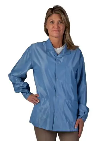 Uniform Technology MicroDenier Short ESD Lab Coat with Short Sleeves