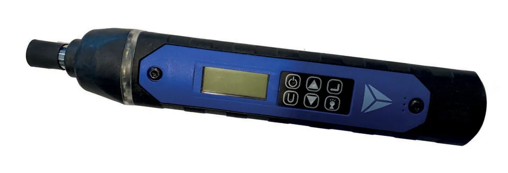 Lindstrom 100FDMS-LND ESD-Safe Adjustable Torque Screwdriver with Digital Adjustments, 5.0-100 in/oz, 7.5" OAL