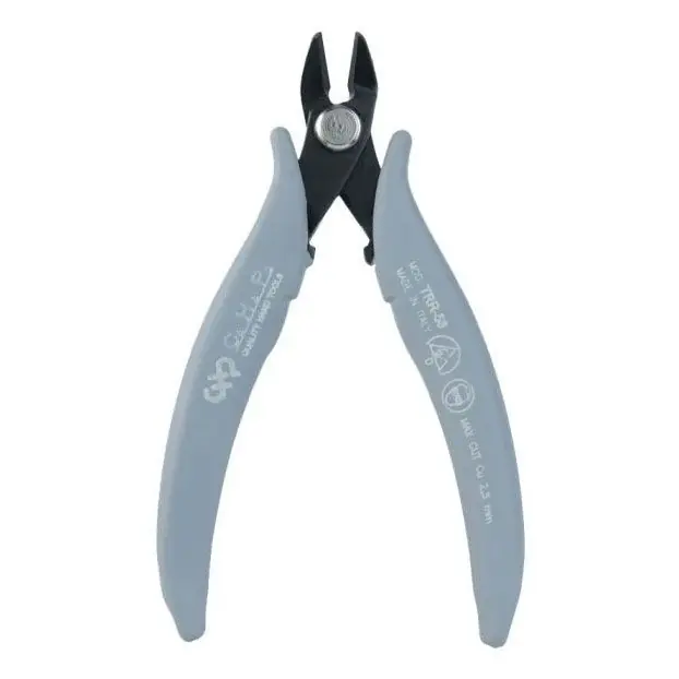CHP TRR-58-D Macro ESD-Safe 21° Bent Head Chamfered Carbon Steel Cutter for 10 AWG
