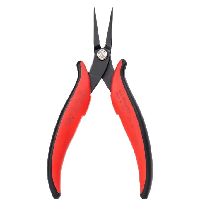 CHP PN-2007 Long Flat Nose Pliers with Serrated Jaw & Flat Edges, 6.25" OAL