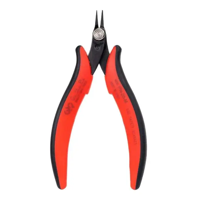 CHP PN-20-M Thin, Short Pointed Nose Pliers with Smooth Jaw & Flat Edges, 5.25" OAL