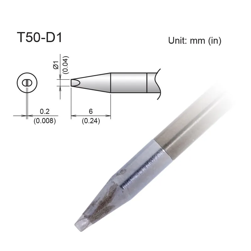 Hakko T50 Series Micro Soldering Tips