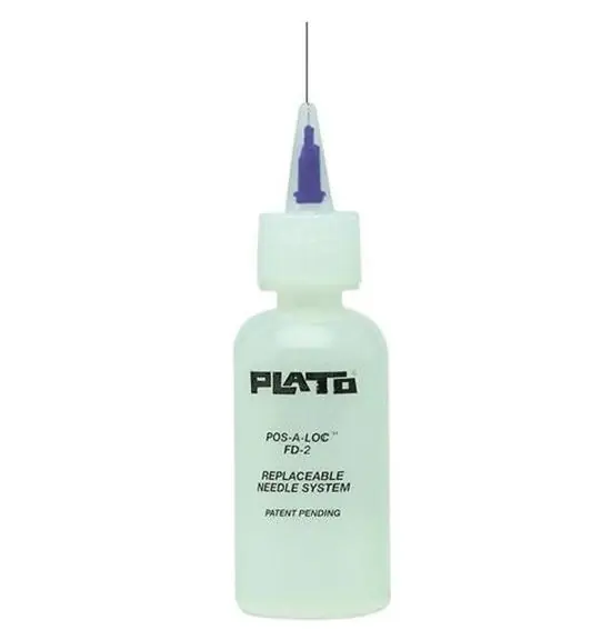 Plato FD-21 2 oz. Flux Dispensing Bottle with 0.010" Needle