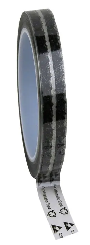PAC-TON Printed Anti-Static Cellulose Tape, 3" Core, 216‘ Rolls