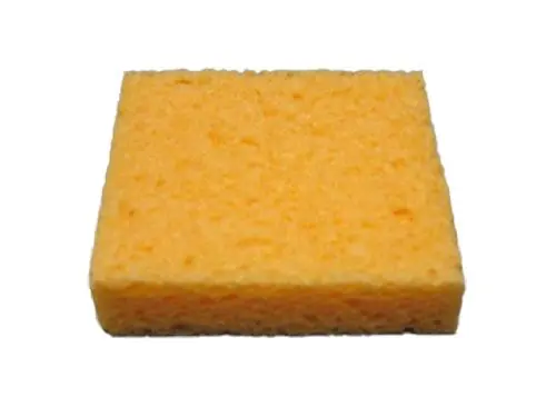 SIR S2-P10 Solder Tip Cleaning Sponges, 2.6" x 2.6" x 5/8" (Pack of 10)