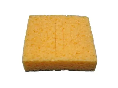 SIR S2S-P10 Solder Tip Cleaning Sponges, Slotted, 2.6" x 2.6" x 5/8" (Pack of 10)
