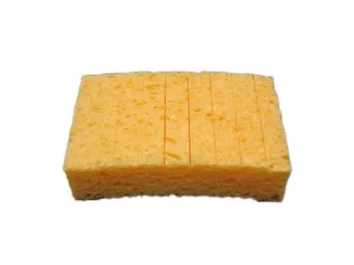 SIR S3S-P10 Solder Tip Cleaning Sponges, Slotted, 2" x 2.6" x 5/8" (Pack of 10)