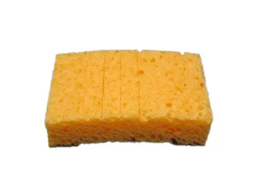 SIR S4S-P10 Solder Tip Cleaning Sponges, Slotted, 2.1" x 2.75" x 5/8" (Pack of 10)