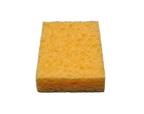 SIR S14-P10 Solder Tip Cleaning Sponges, 2" x 3" x 5/8" (Pack of 10)