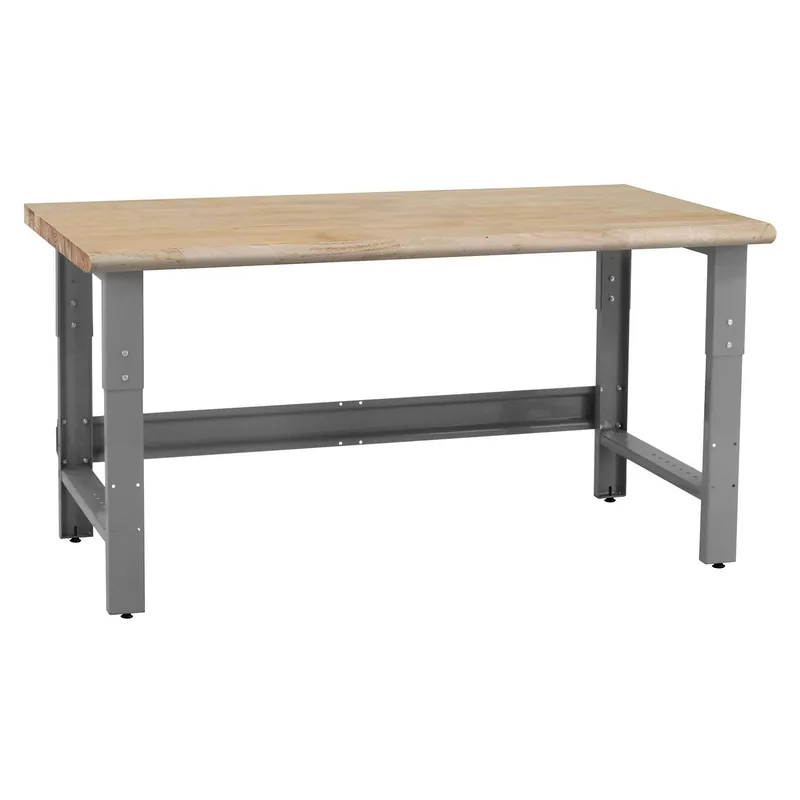BUILT RIGHT R-Series Workbench with 1.75" Oiled Maple Butcher Block Work Surface