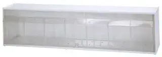 Quantum Dividable Tip Out Bins with (1) Clear Compartment