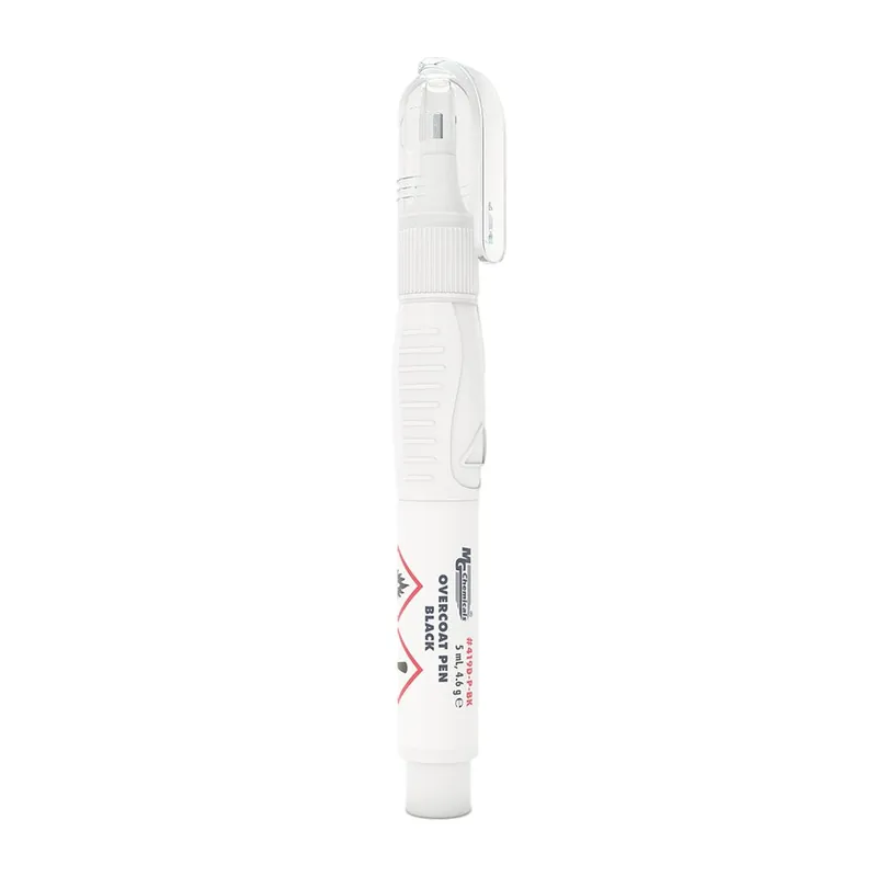 MG Chemicals 419D-P-BK Overcoat Pens, Black, 5.0ml (Case of 5)