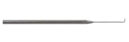Moody Tools 55-1751 Stainless Steel 6 25 Mil Probe with Single Bend Tip, 5.75" OAL