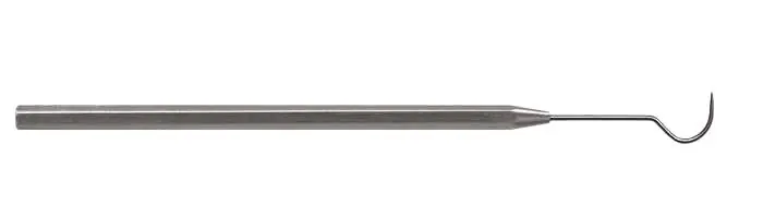 Moody Tools 55-1754 Stainless Steel 23 25 Mil Probe with Hook Tip