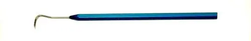Moody Tools 55-1797 Blue Anodized Aluminum 1 25 Mil Probe with Hook Tip