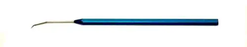 Moody Tools 55-1798 Blue Anodized Aluminum 25 Mil Probe with Short Double Bend Tip