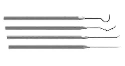 Moody Tools 55-1784 Aluminum 10 Mil 4-Piece Probe Set
