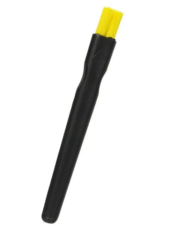 Menda 36093 Cleaning Brush with Dissipative Nylon Bristles & Flat Conductive Polypropylene Handle, 5.125" OAL