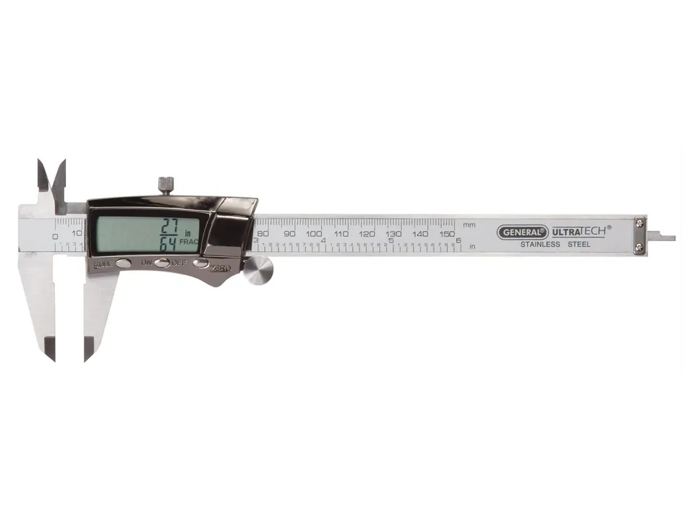 General Tools & Instruments 147 UltraTech™ 6" Digital Caliper with X-Large LCD Screen