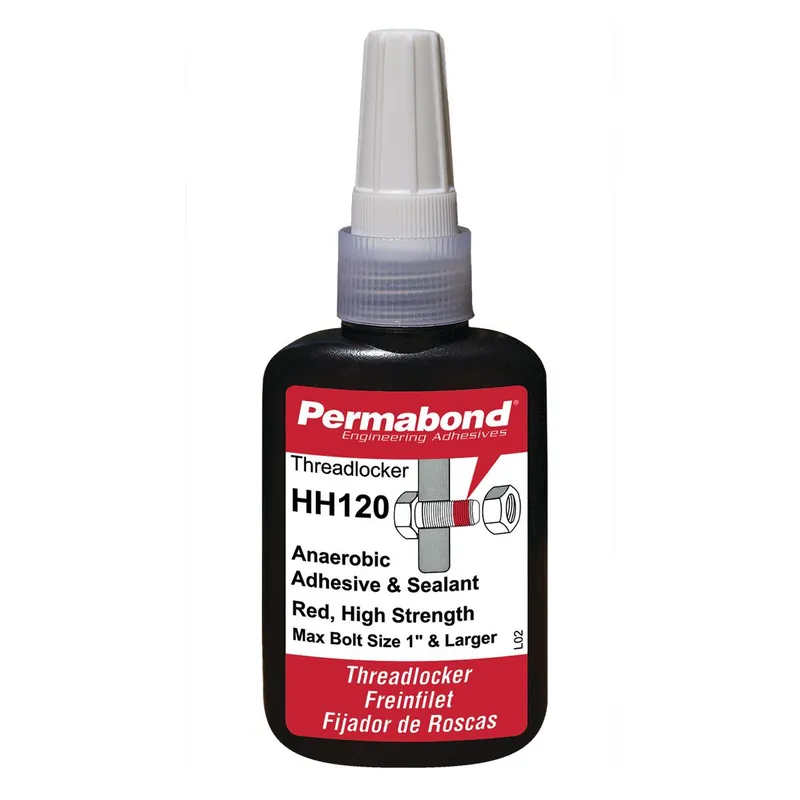 Permabond HH120 Maximum-Strength Permanent Anaerobic Threadlocker, Red
