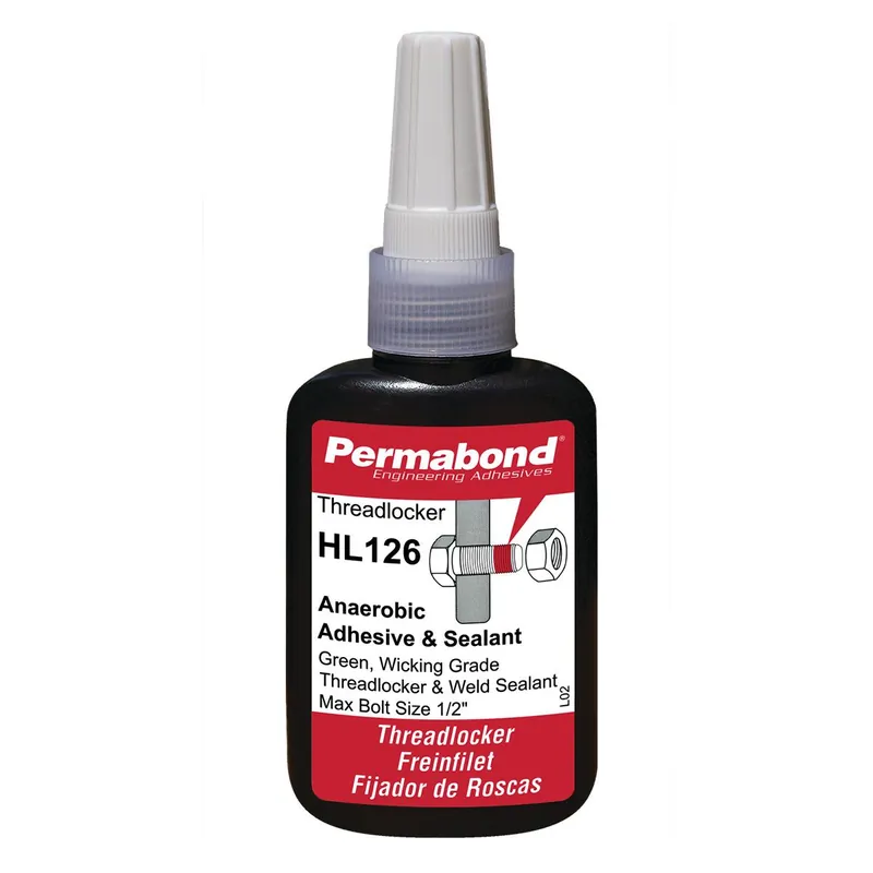 Permabond HL126 Wicking Grade Anaerobic Threadlocker, Green